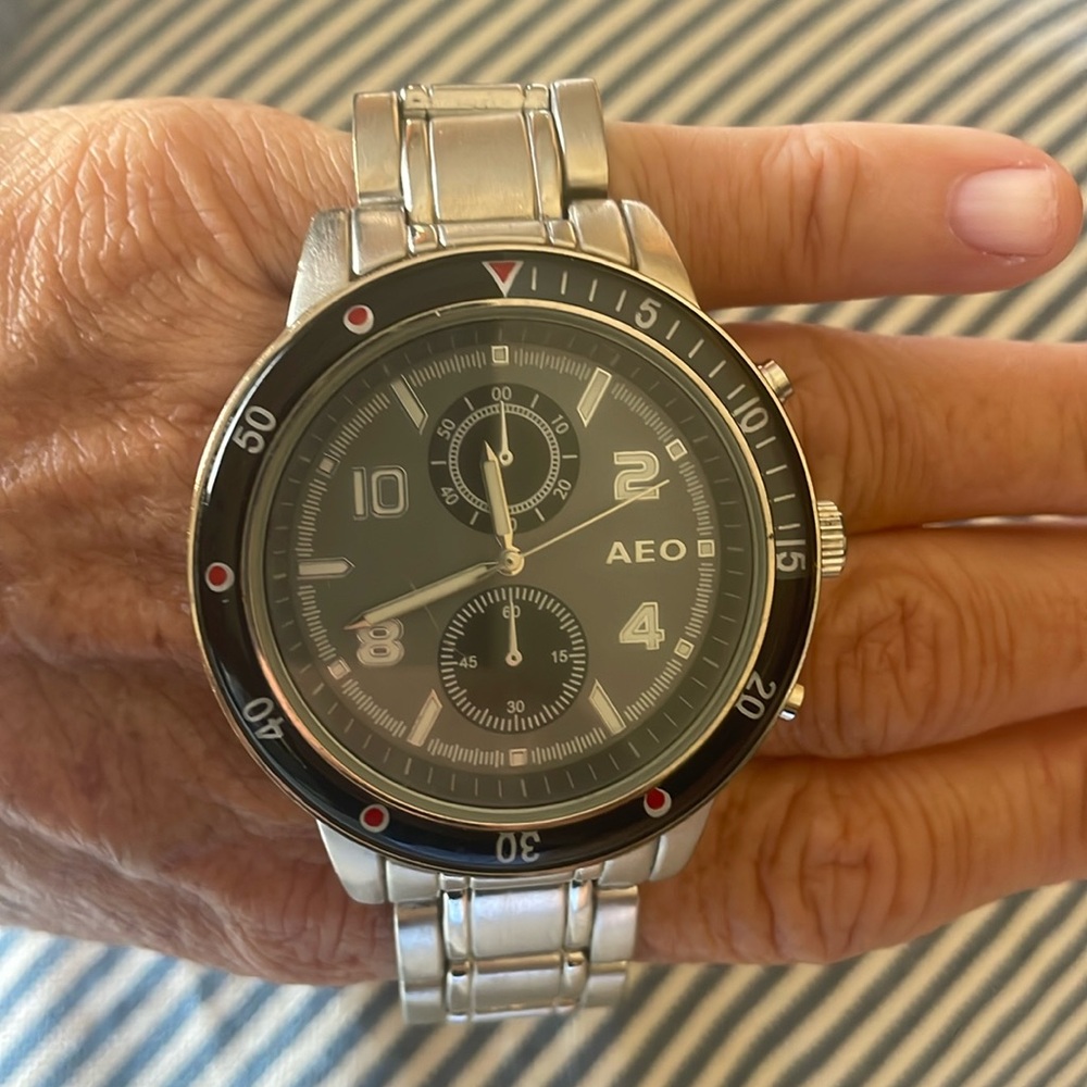 Silver Tank Watch